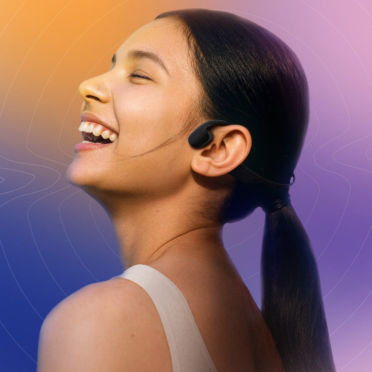 Earquis Pulse Bone Conduction Earphones (Jet Black)