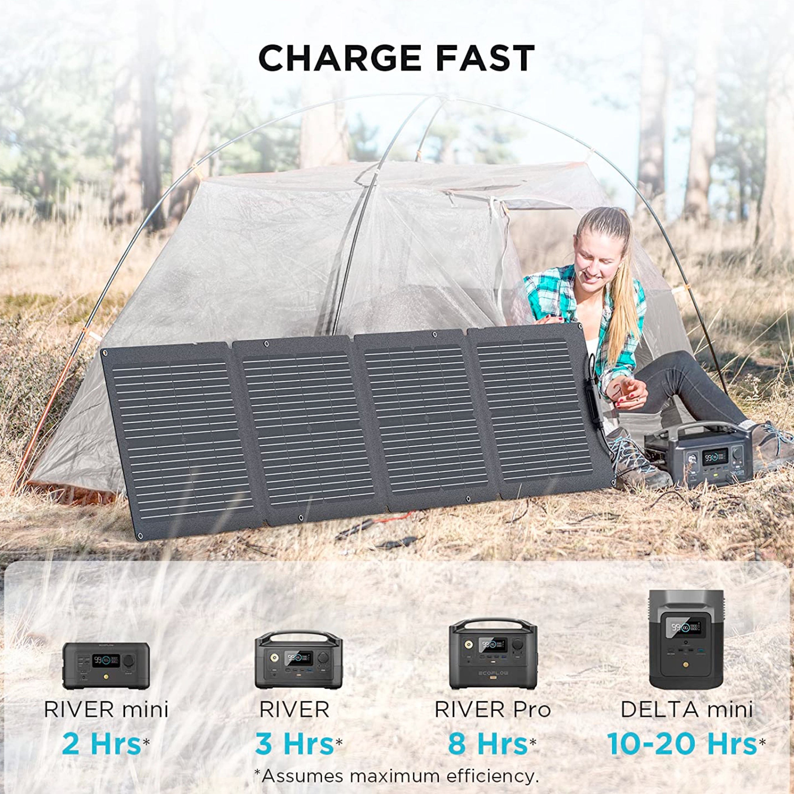 EcoFlow 110W Portable Solar Panel