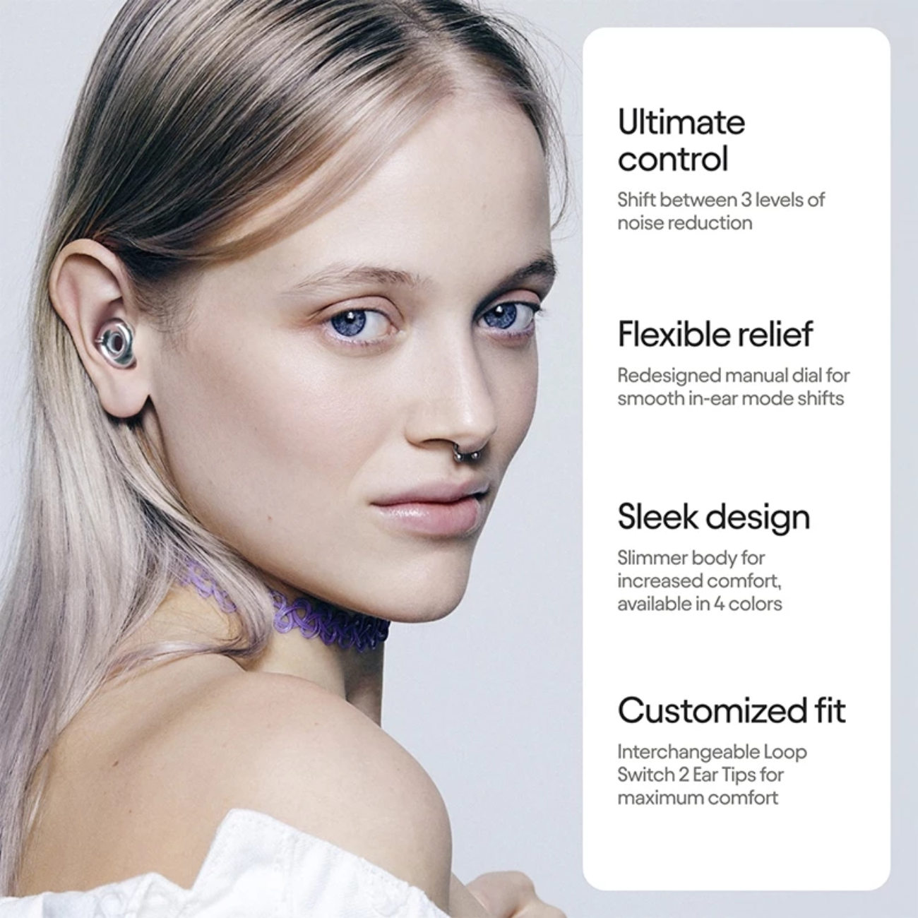 LOOP Switch 2 Emerald Earplugs