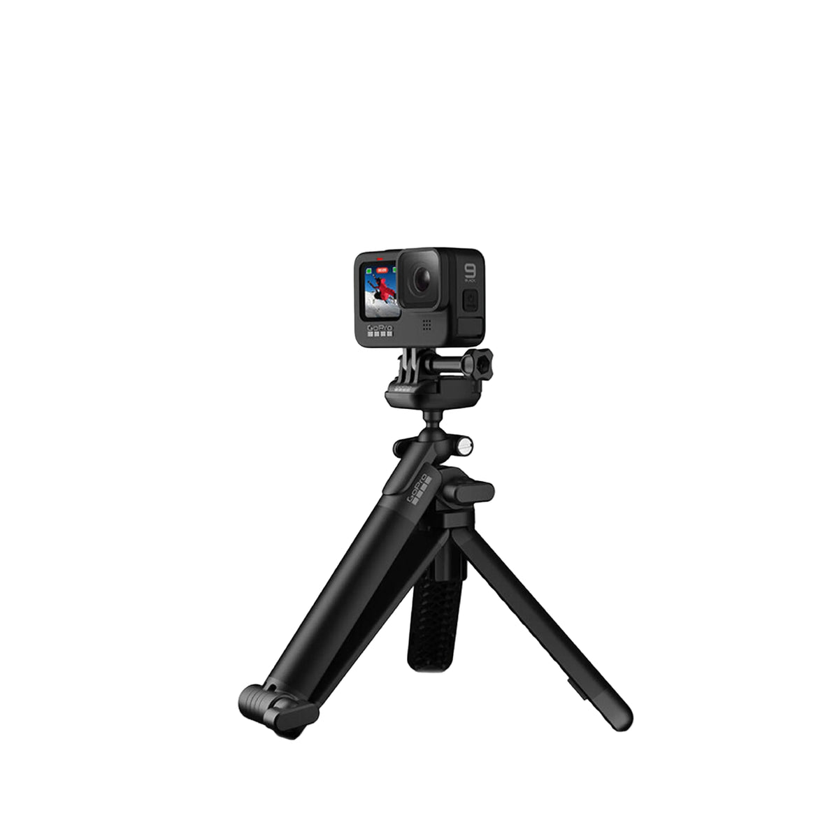 Multi-function GoPro 3-Way 2.0 transforms from grip to tripod to extension arm