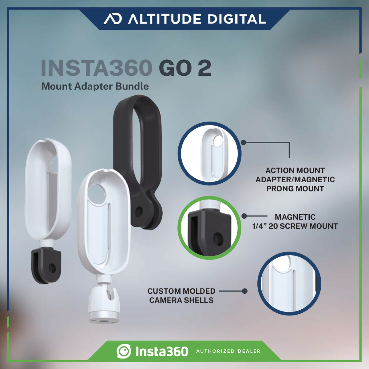 Insta360 GO 2 Mount Adapter Bundle