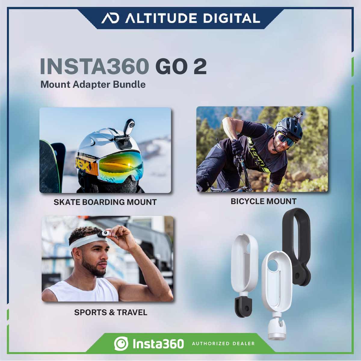Insta360 GO 2 Mount Adapter Bundle