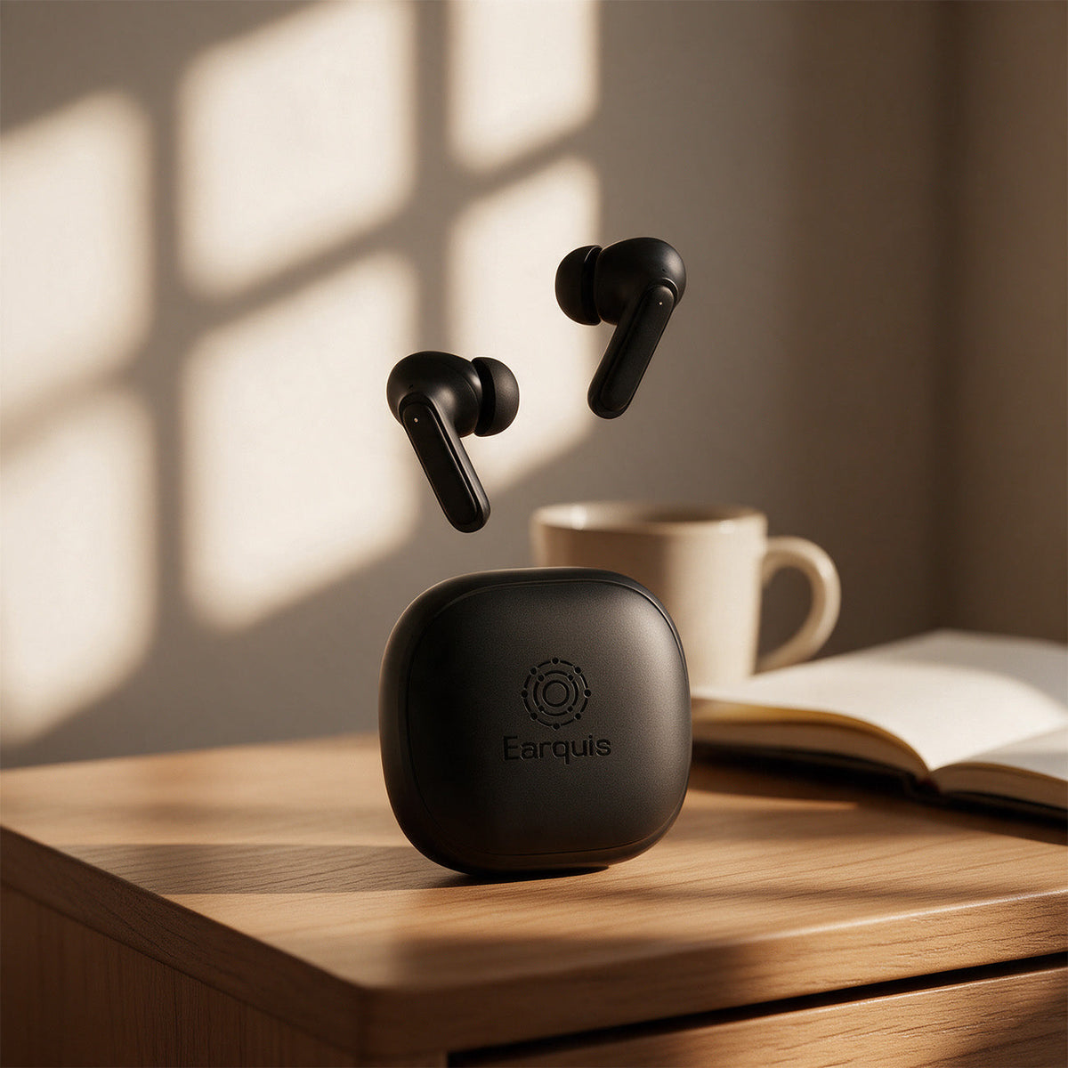 Earquis One ANC Wireless Earphones (Jet Black)