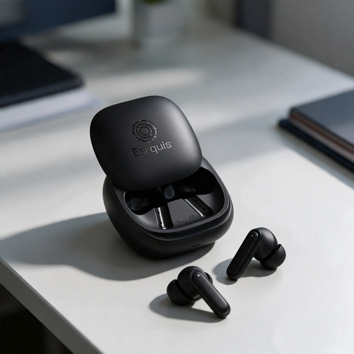 Earquis One ANC Wireless Earphones (Jet Black)