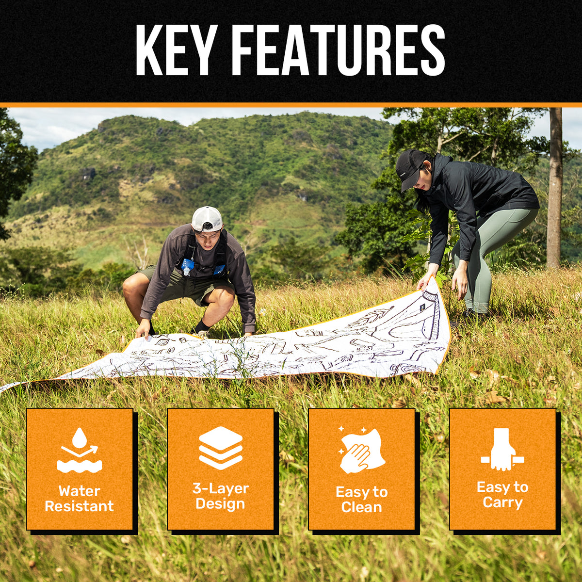 Raptor Terra Camping Mat (Adventure White)