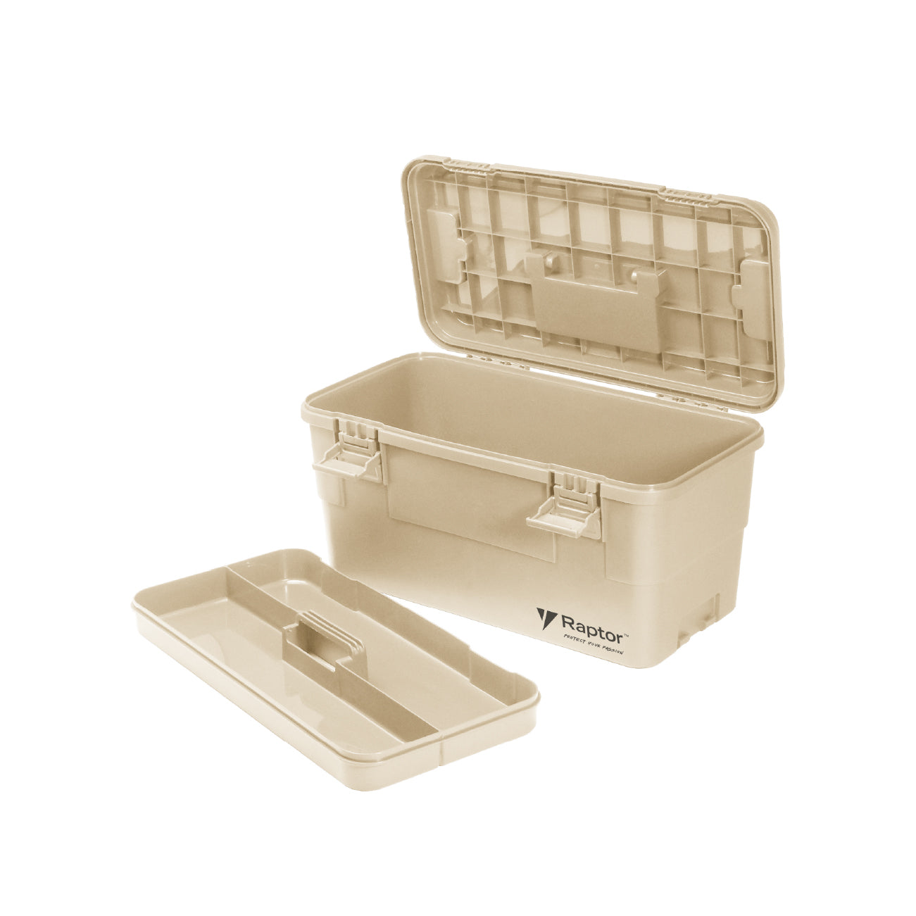 Raptor Storage 15L Stackable Tool box compartments