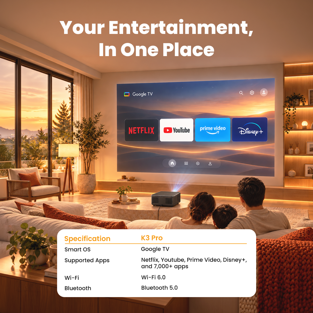 Yaber K3 Pro Smart Projector