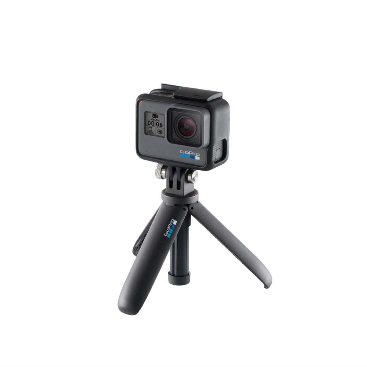 GoPro Action Camera mounted on the Shorty tripod