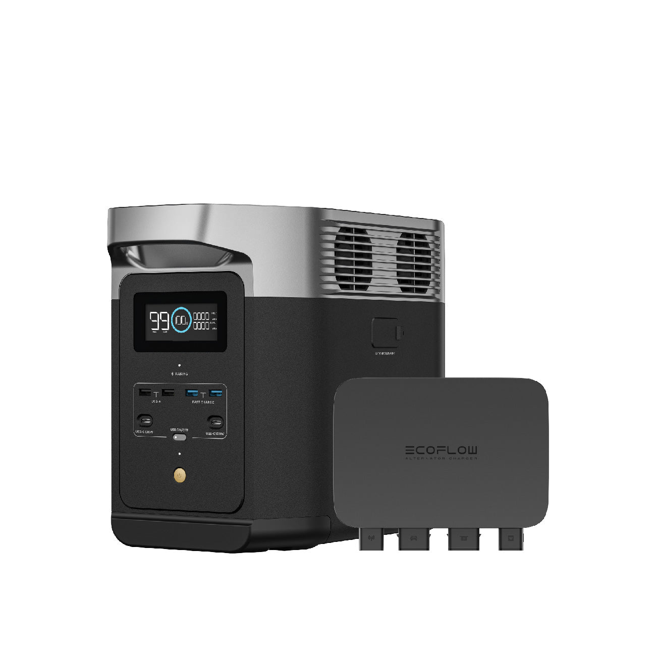 EcoFlow 800W Car Alternator Charger (w/ Delta Powerstation Bundle)