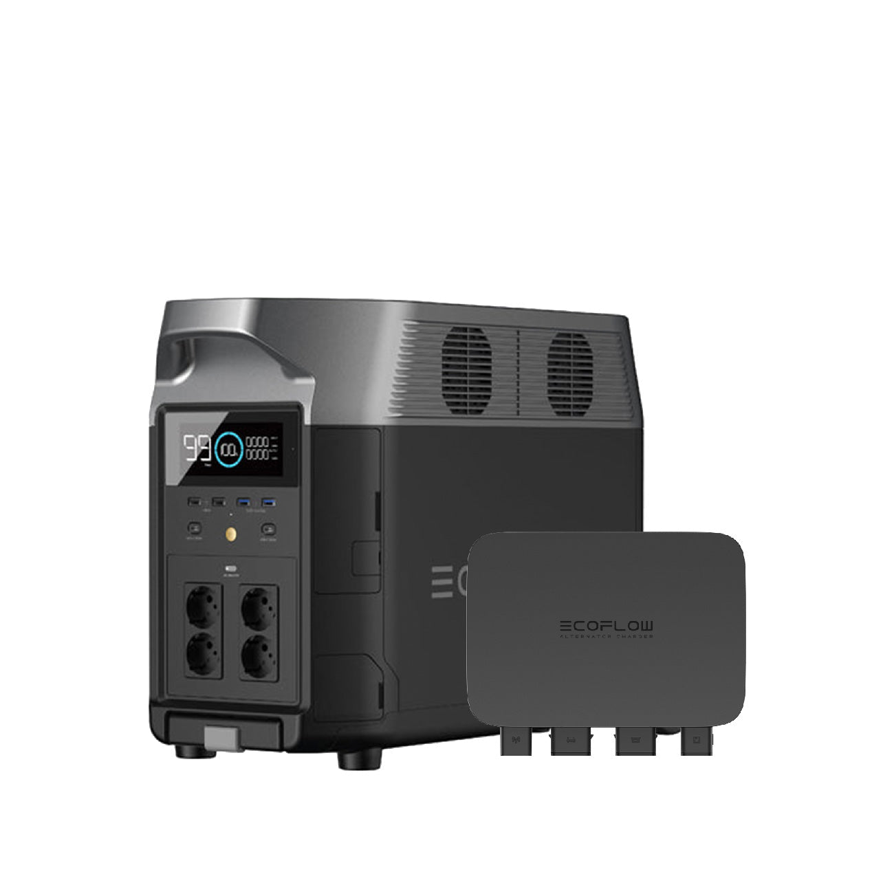 EcoFlow 800W Car Alternator Charger (w/ Delta Powerstation Bundle)