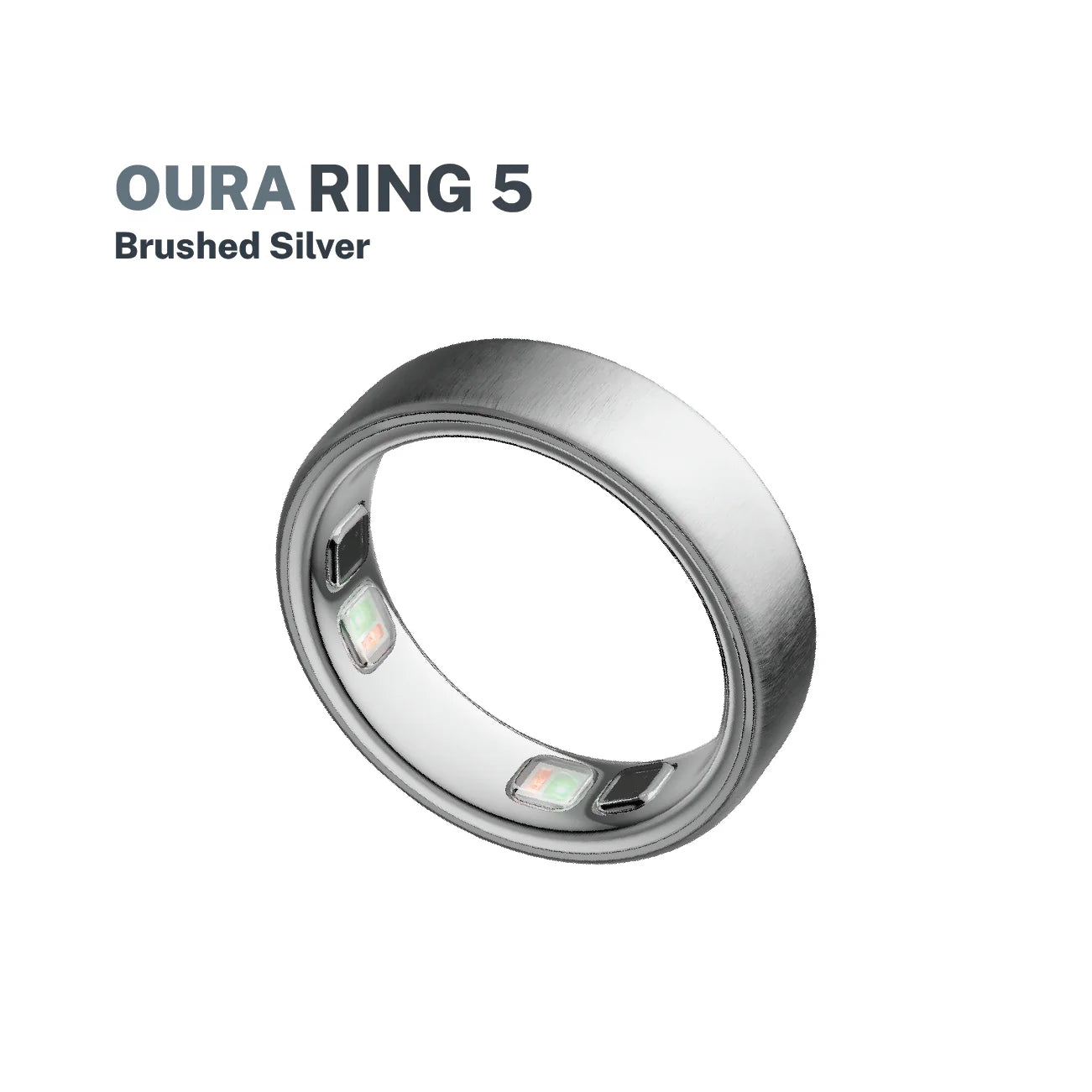 Oura Ring 5 Brushed Silver