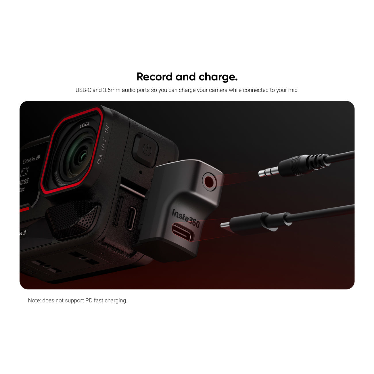 Insta360 Ace Pro 2/Ace Pro/Ace Mic Adapter