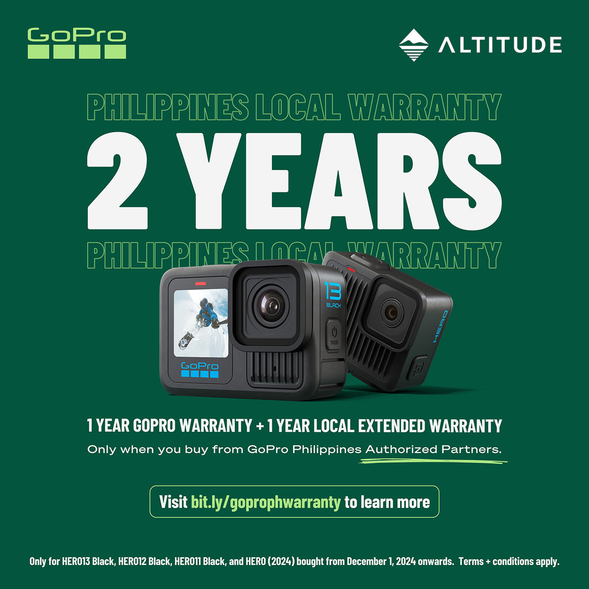 GoPro Hero 13 Black Action Camera 2 Year Warranty