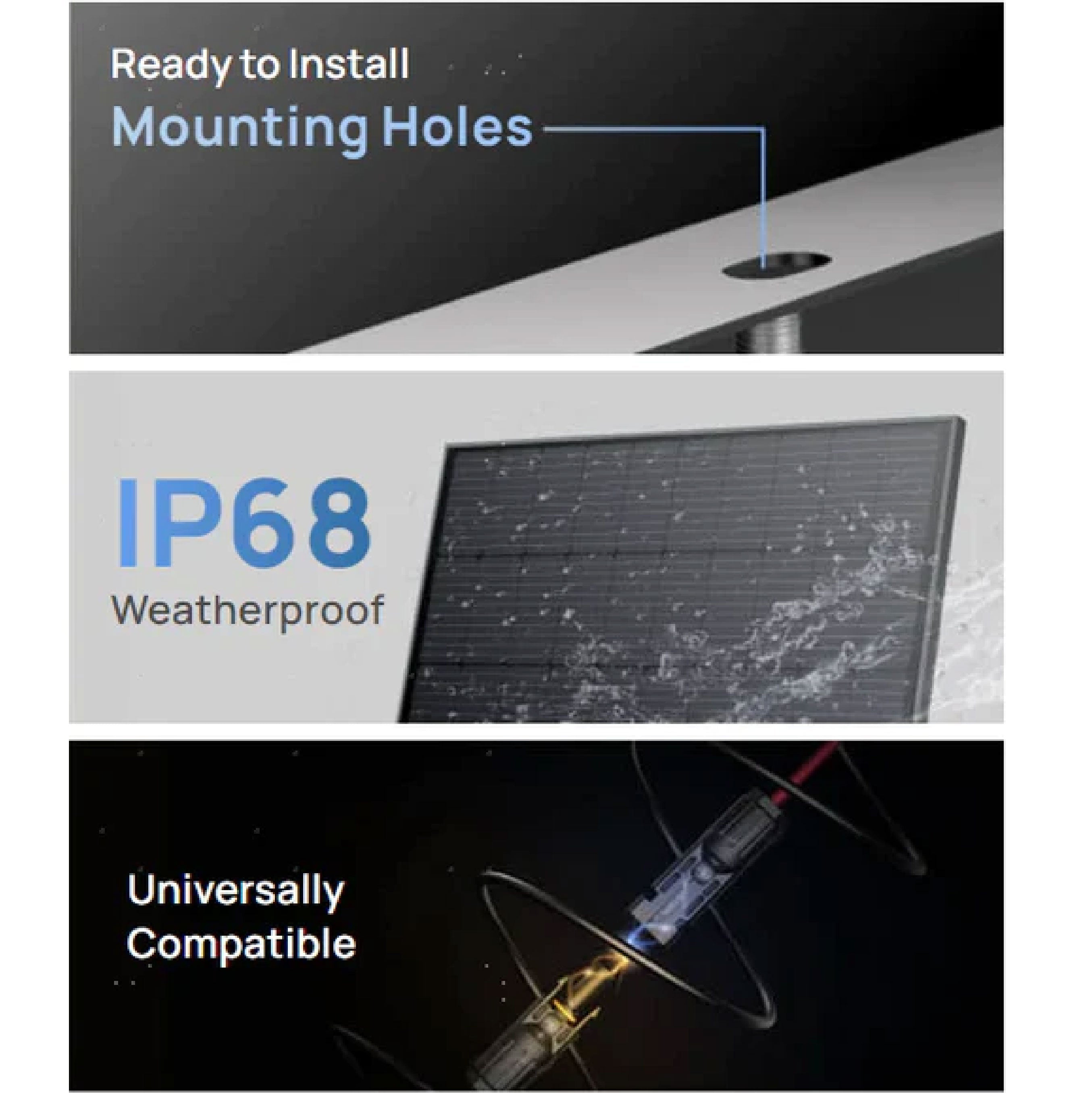 Ecoflow 100W Rigid Solar Panel (2 Pieces)