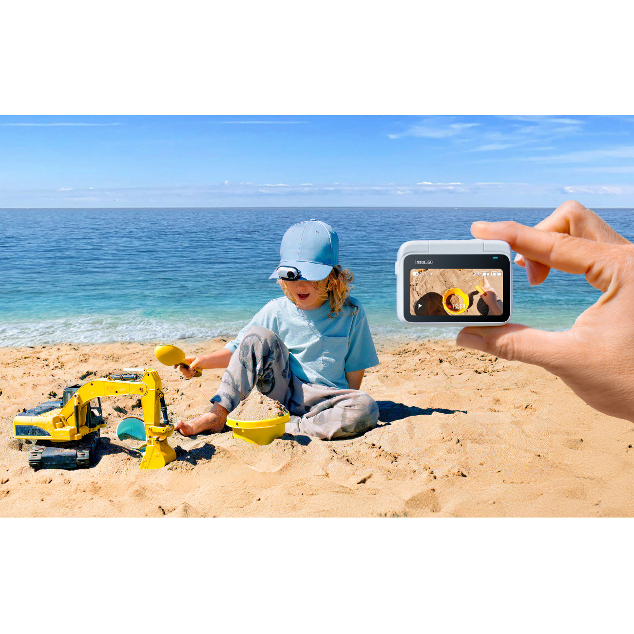 Insta360 GO 3S (64GB) 4K Tiny Waterproof Action Camera, Hands-Free POV Video Capture