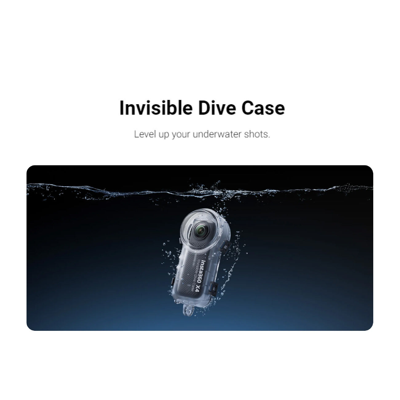 Insta360 X4 Invisible Dive Case