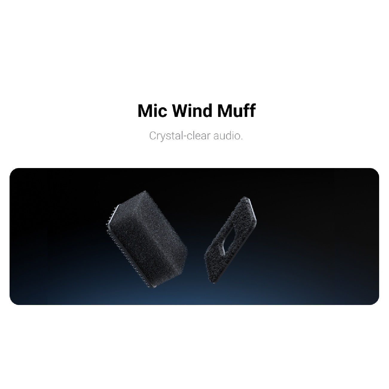 Insta360 X4/X3 Mic Wind Muff