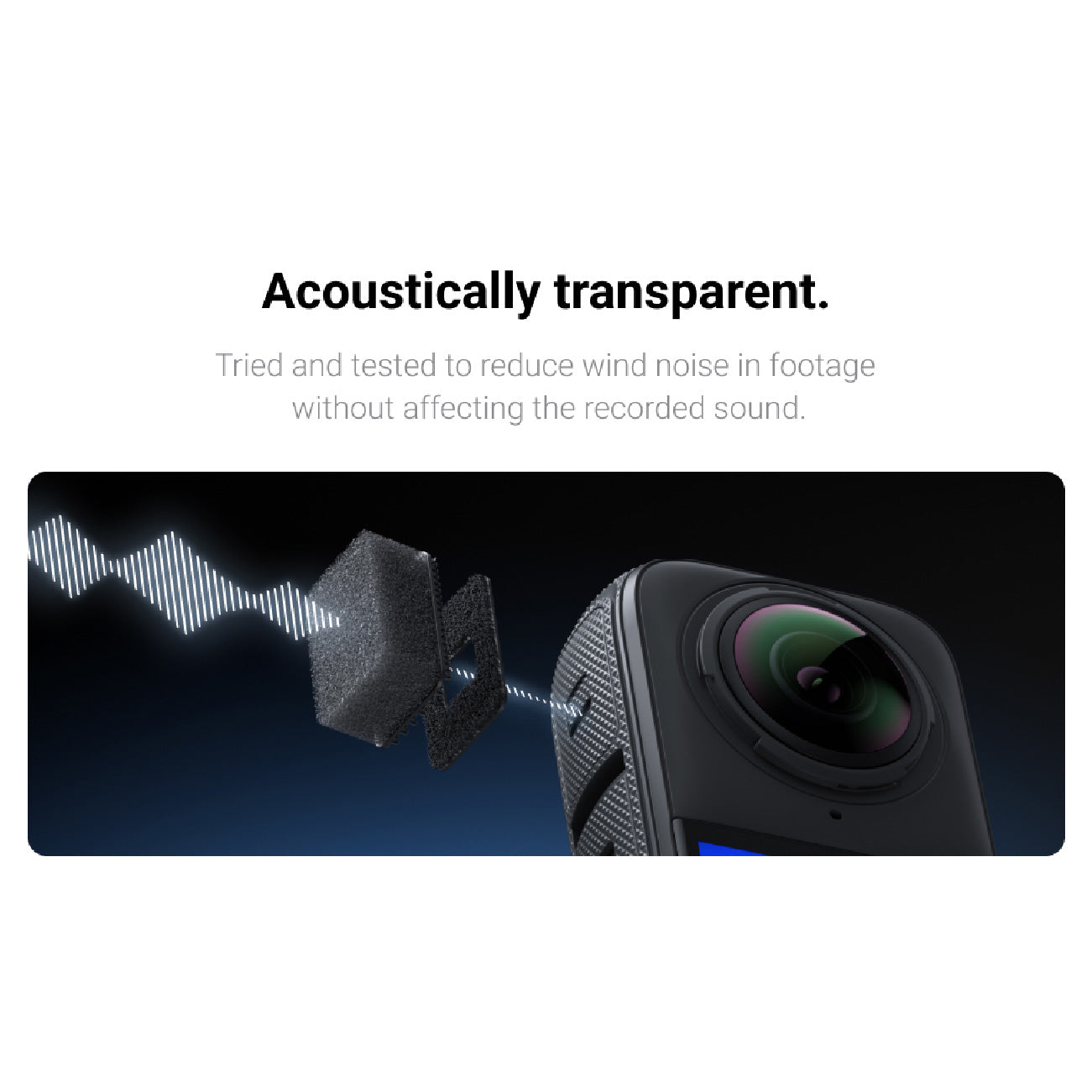 Insta360 X4/X3 Mic Wind Muff