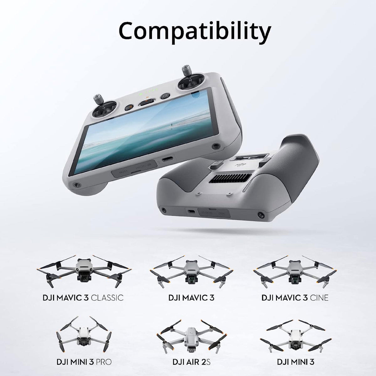 DJI RC for Air 2S, Mini 3, Mini 3 Pro & Mavic 3 Drones