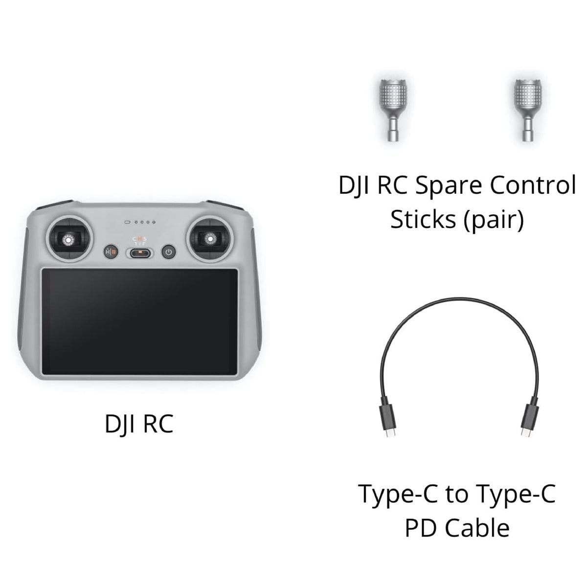 DJI RC for Air 2S, Mini 3, Mini 3 Pro & Mavic 3 Drones
