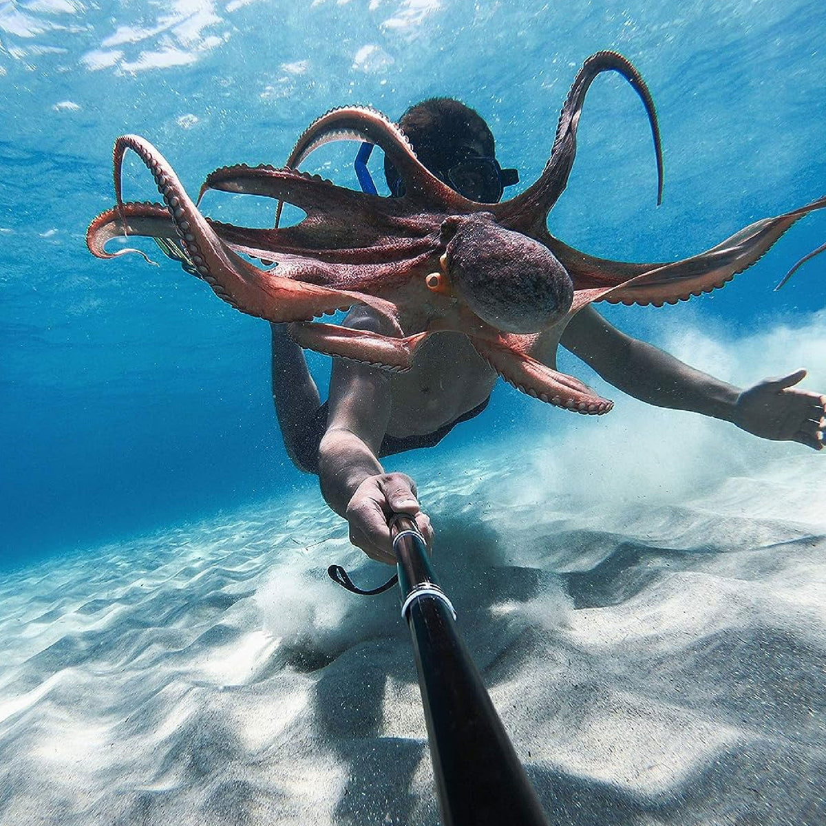 clear underwater selfie using the GoPro Hero9
