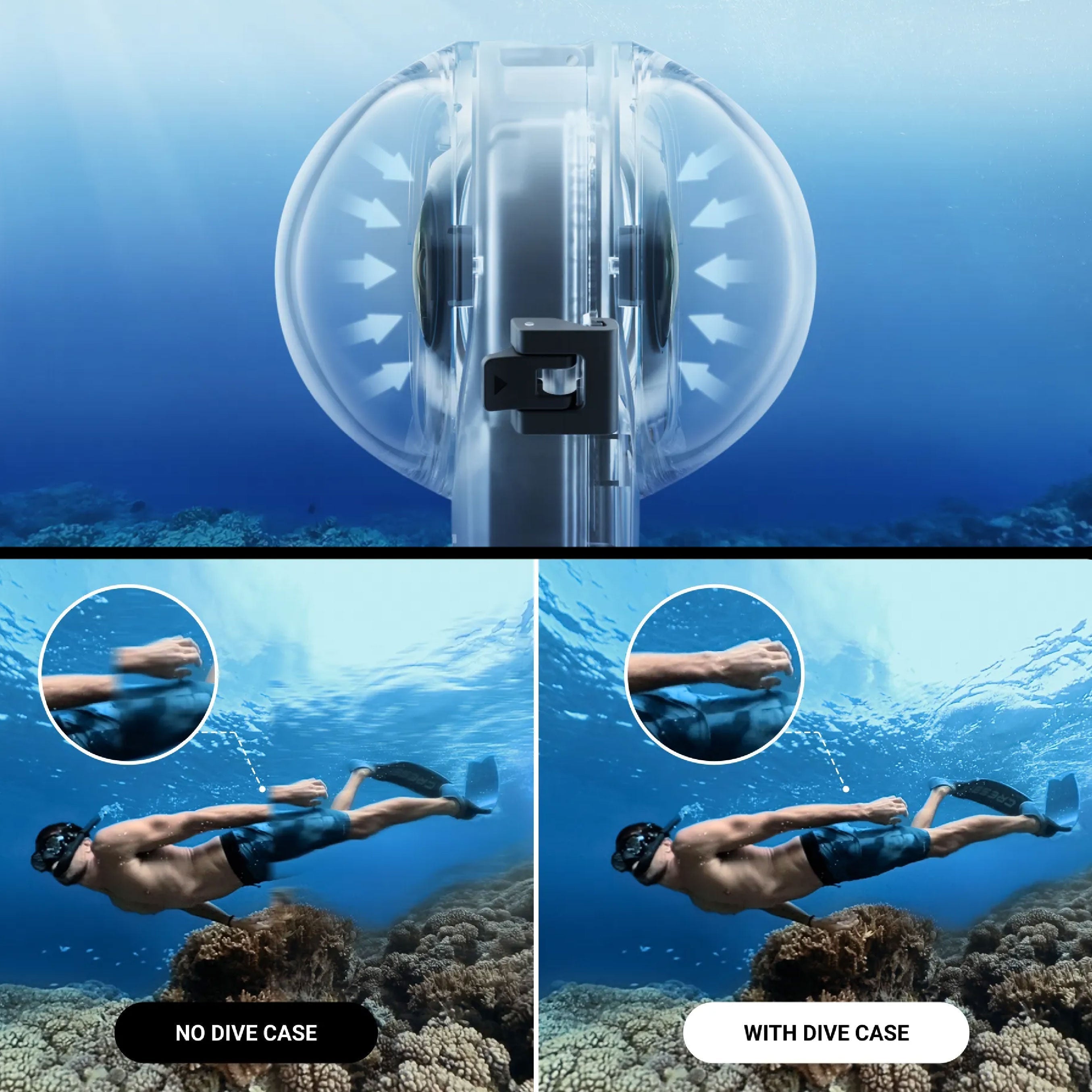 Insta360 X3 Invisible Dive Case