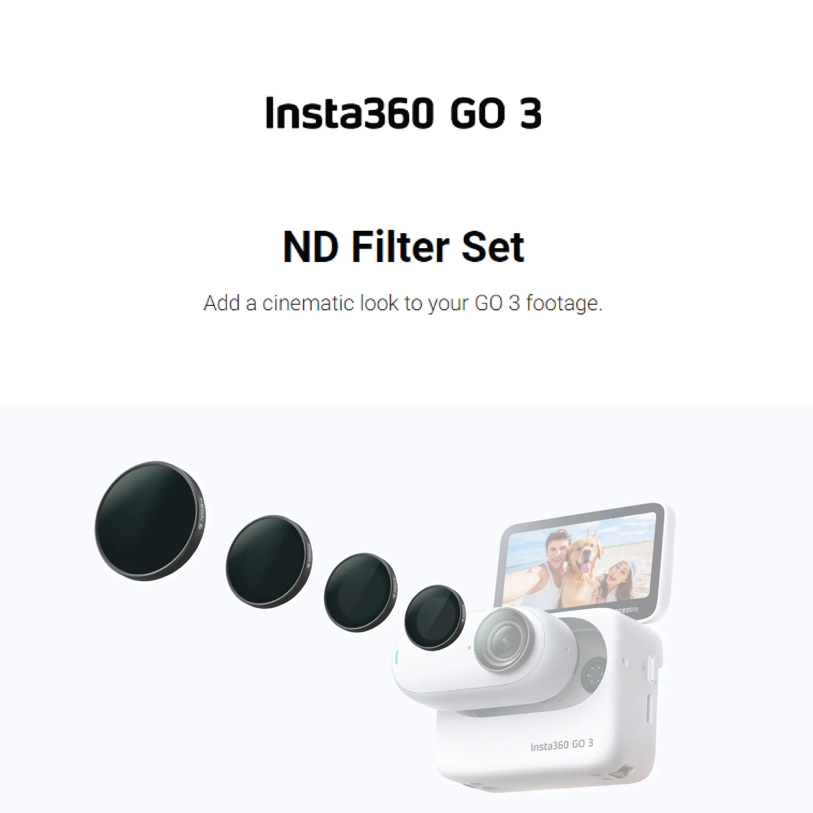 Insta360 GO 3/ GO 3S ND Filter Set