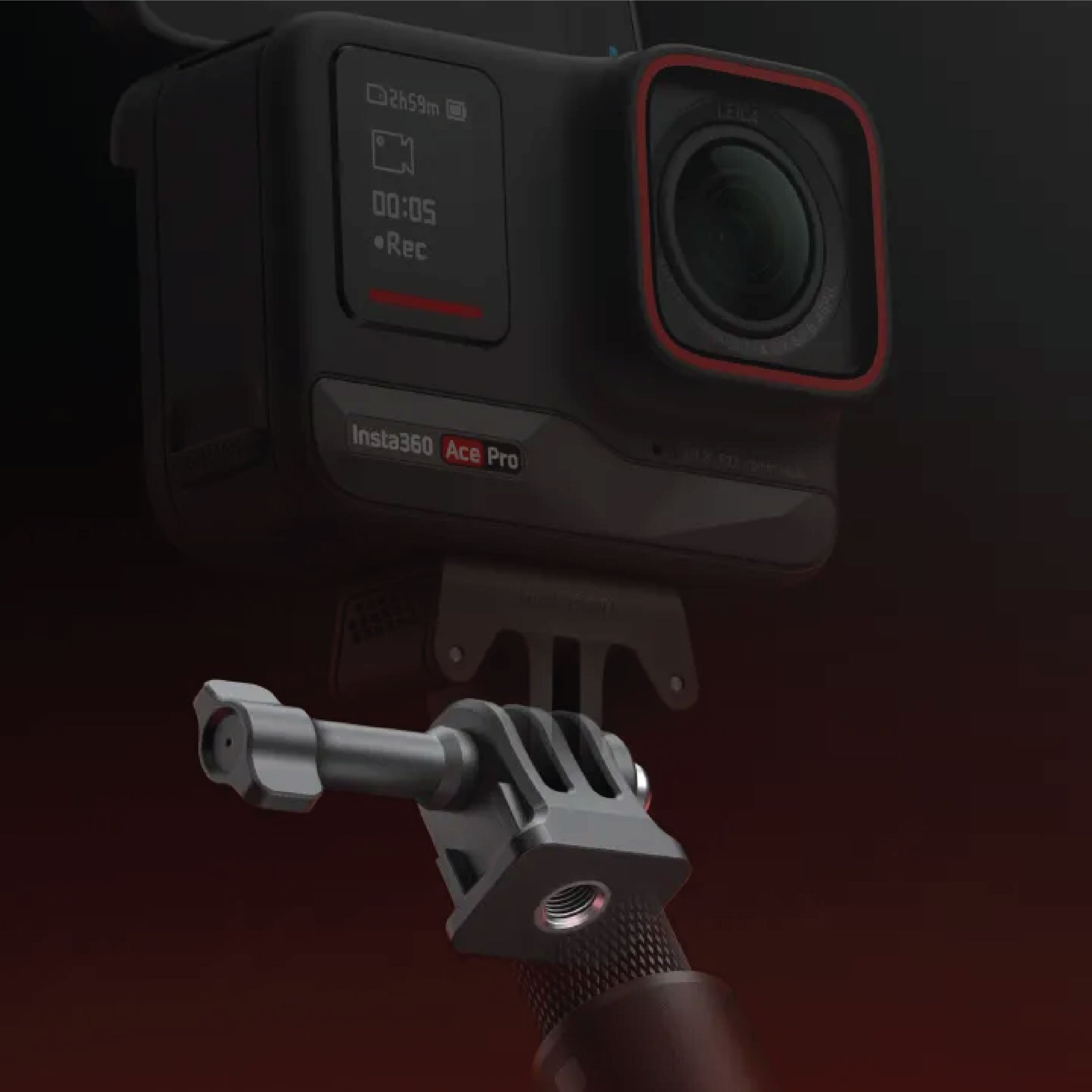 Insta360 3-prong to 1/4” adapter