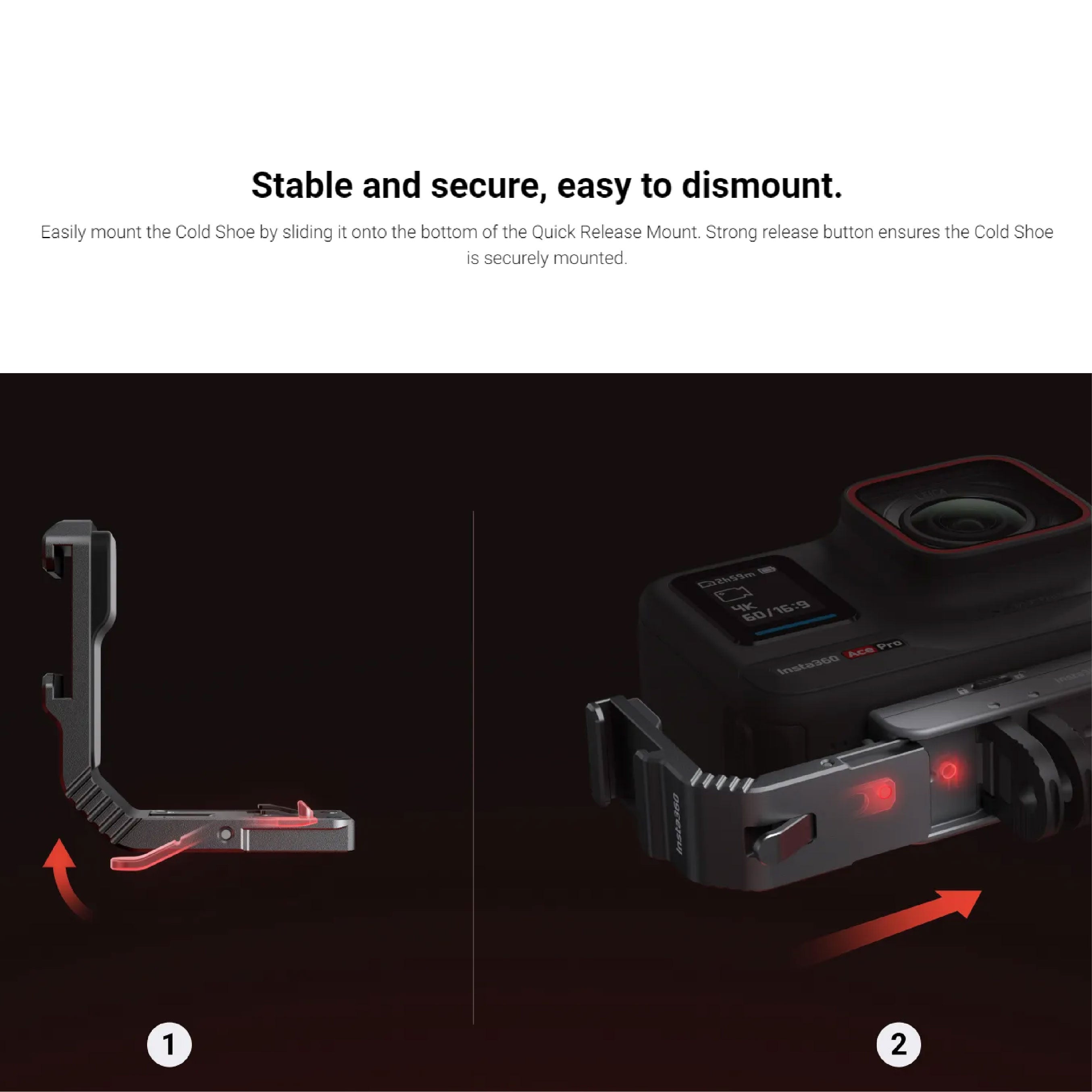 Insta360 Ace/Ace Pro/Ace Pro 2 Cold Shoe