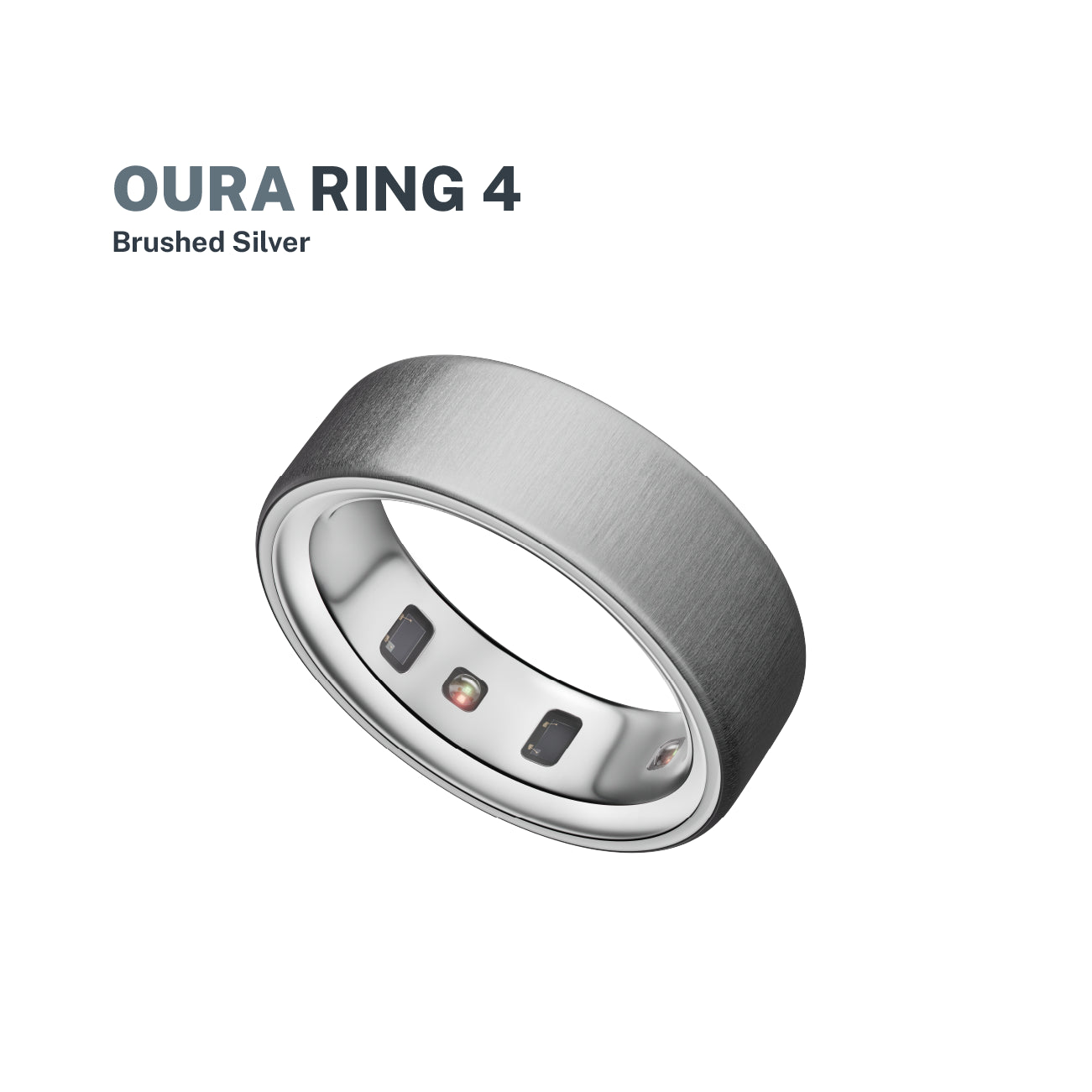 Oura Ring 4 Brushed Silver