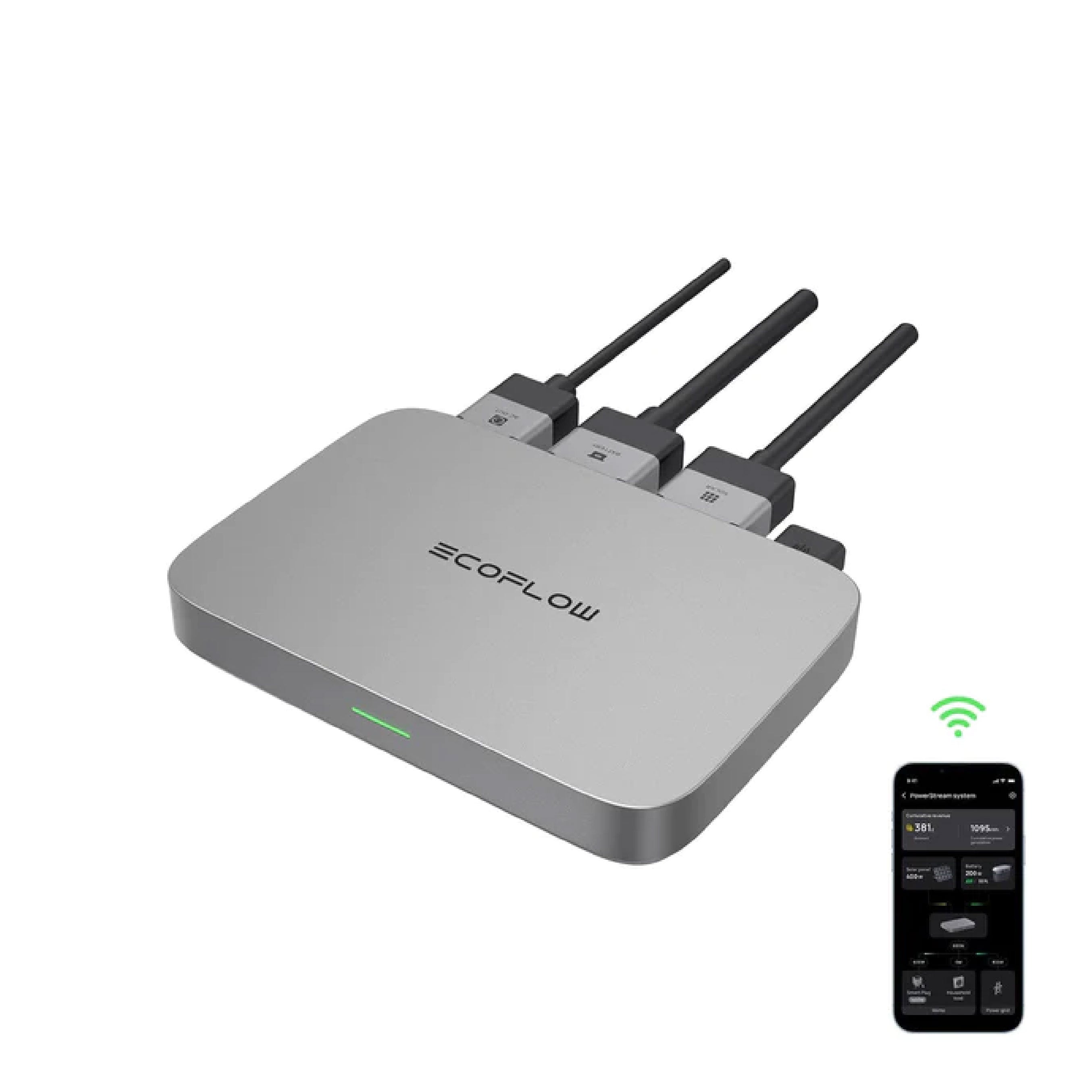 EcoFlow PowerStream + Super Flat Cable + EcoFlow Smart Plug