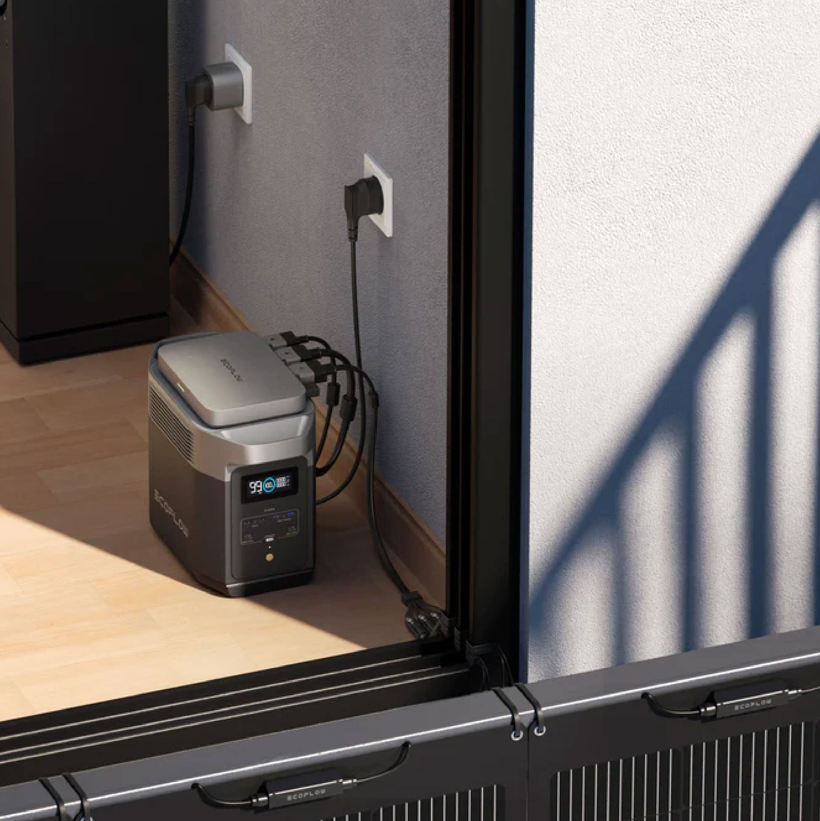 EcoFlow PowerStream + Super Flat Cable + EcoFlow Smart Plug