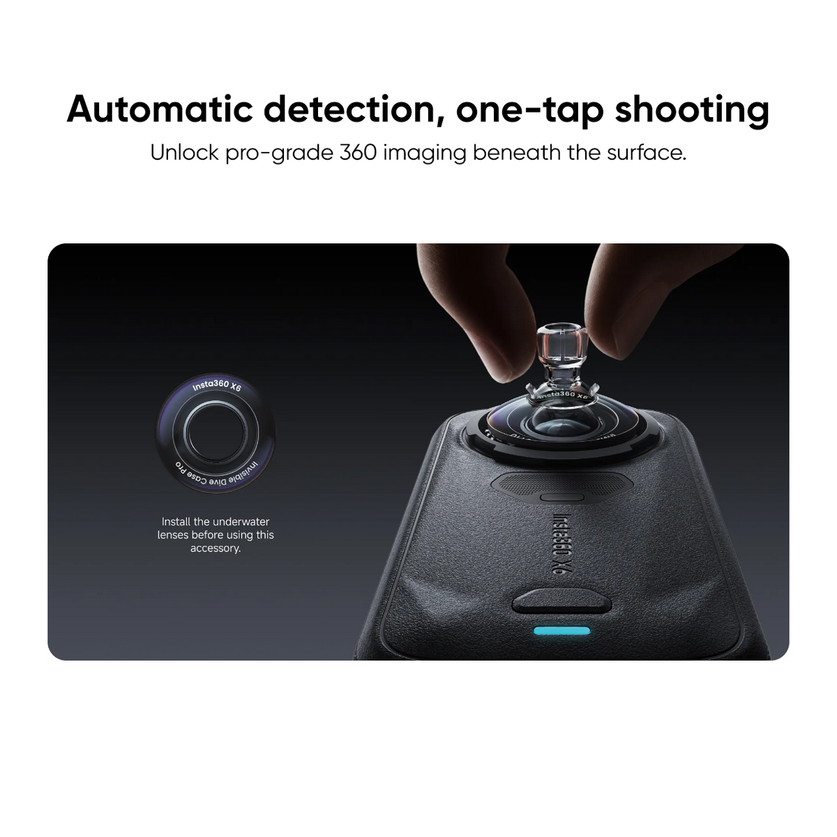 Insta360 X6 Invisible Dive Case Pro