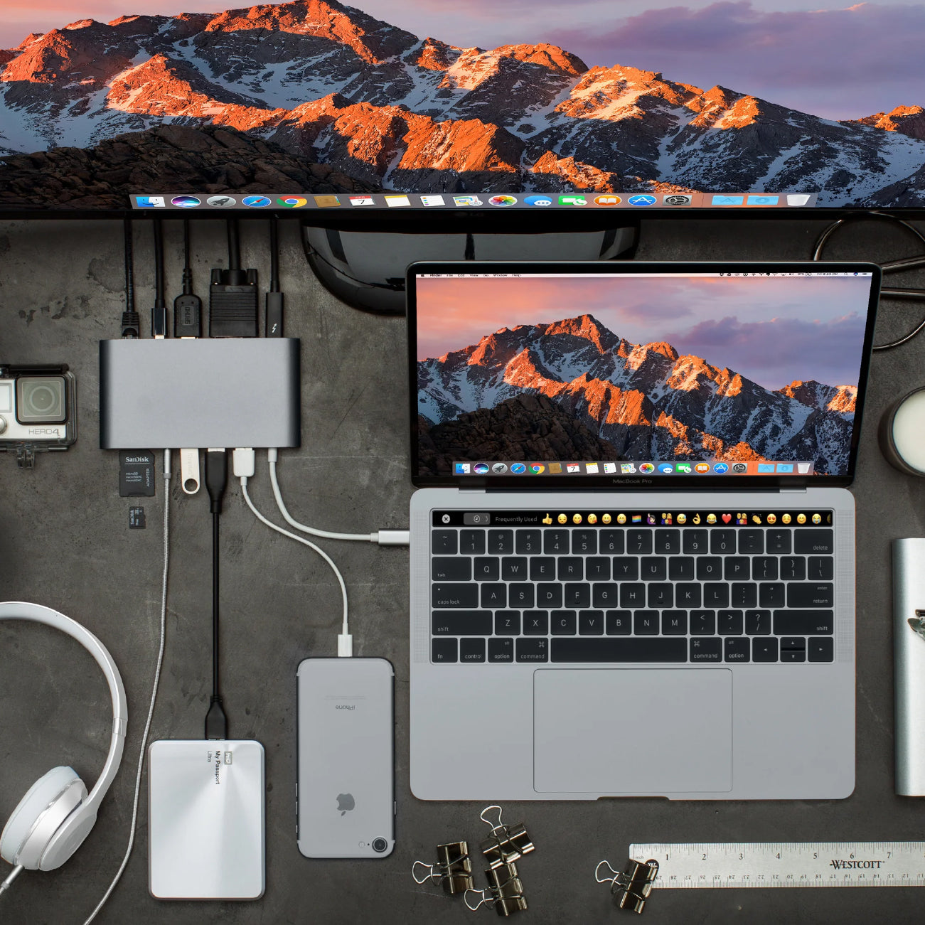 HyperDrive Ultimate USB-C Hub Space Gray