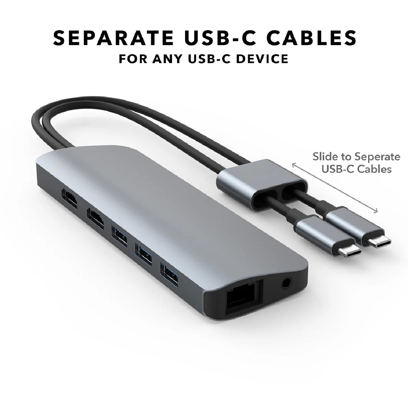 HyperDrive VIPER 10-in-2 USB-C Hub Silver