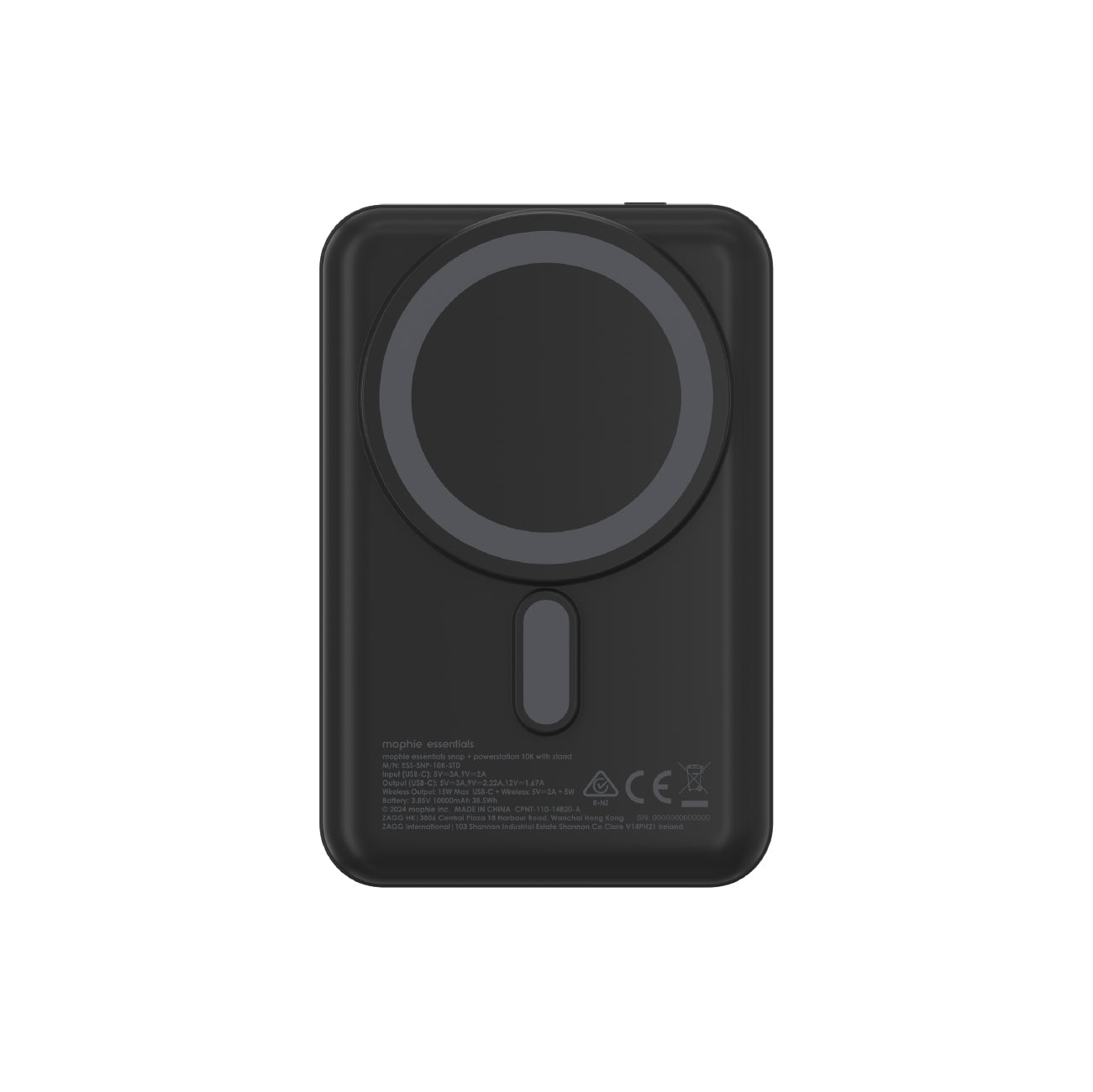 Mophie Essential Snap+ Powerstation 10000mah Black