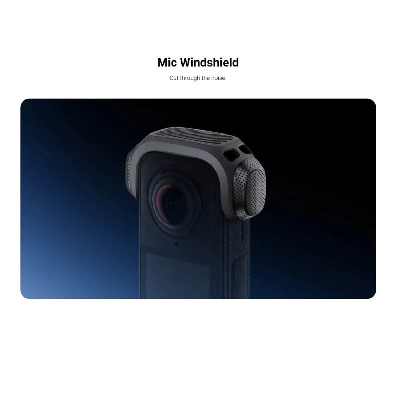 Insta360 X4 Air Mic Windshield