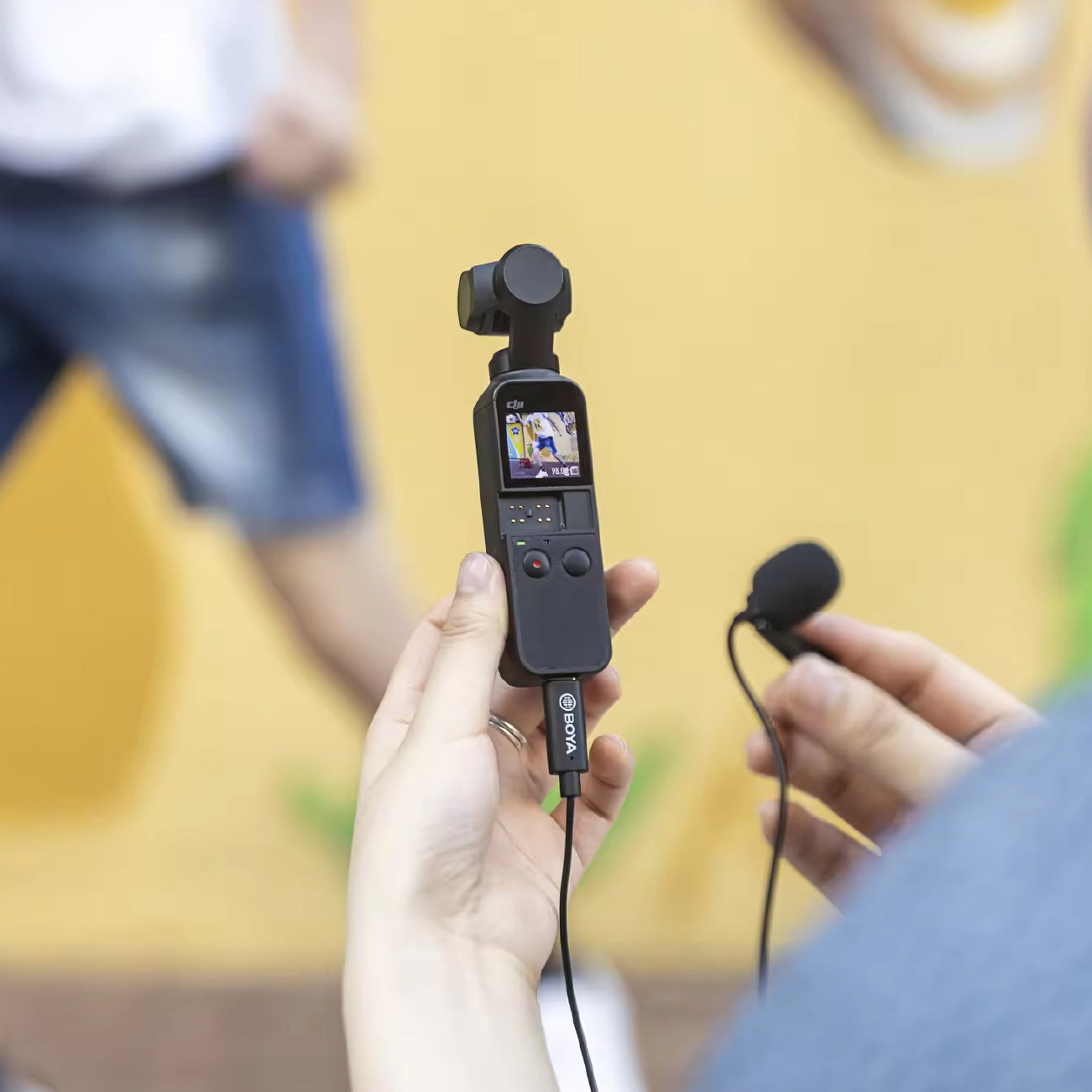 BOYA BY-M3-OP CLIP ON DIGITAL LAVALIER MICROPHONE FOR DJI OSMO   BY-M3-OP