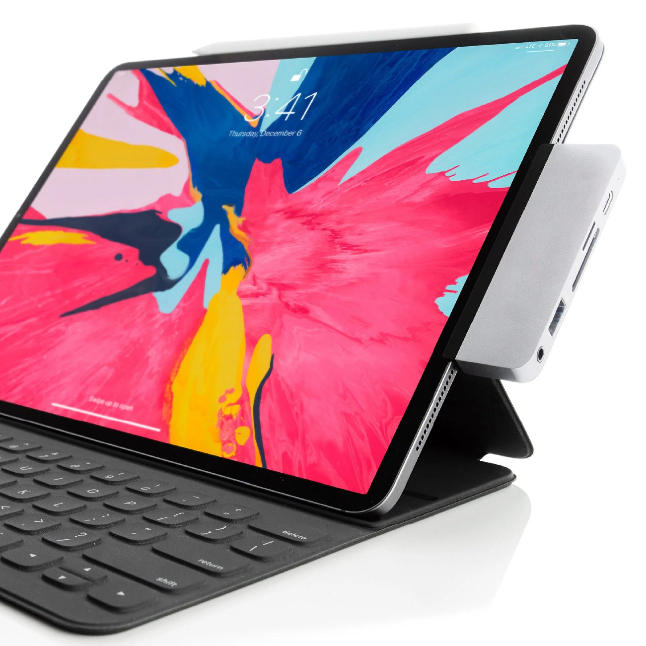 HyperDrive 6-in-1 USB-C Hub for iPad Pro V2 Silver