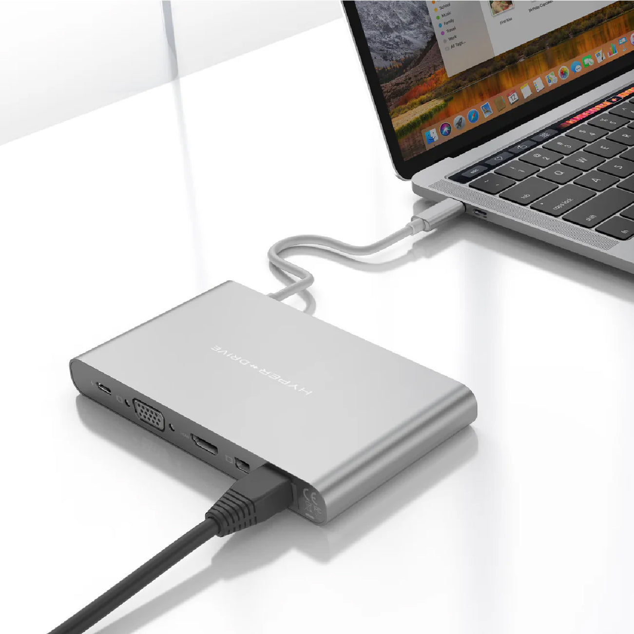 HyperDrive Ultimate USB-C Hub Silver
