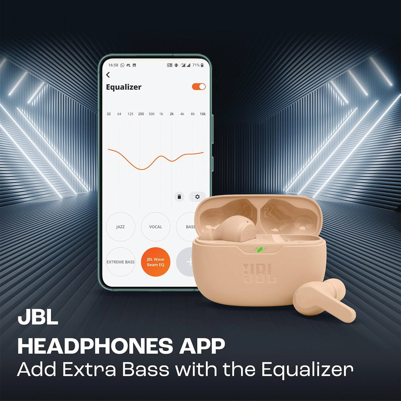 JBL Wavebeam True Wireless Earphones