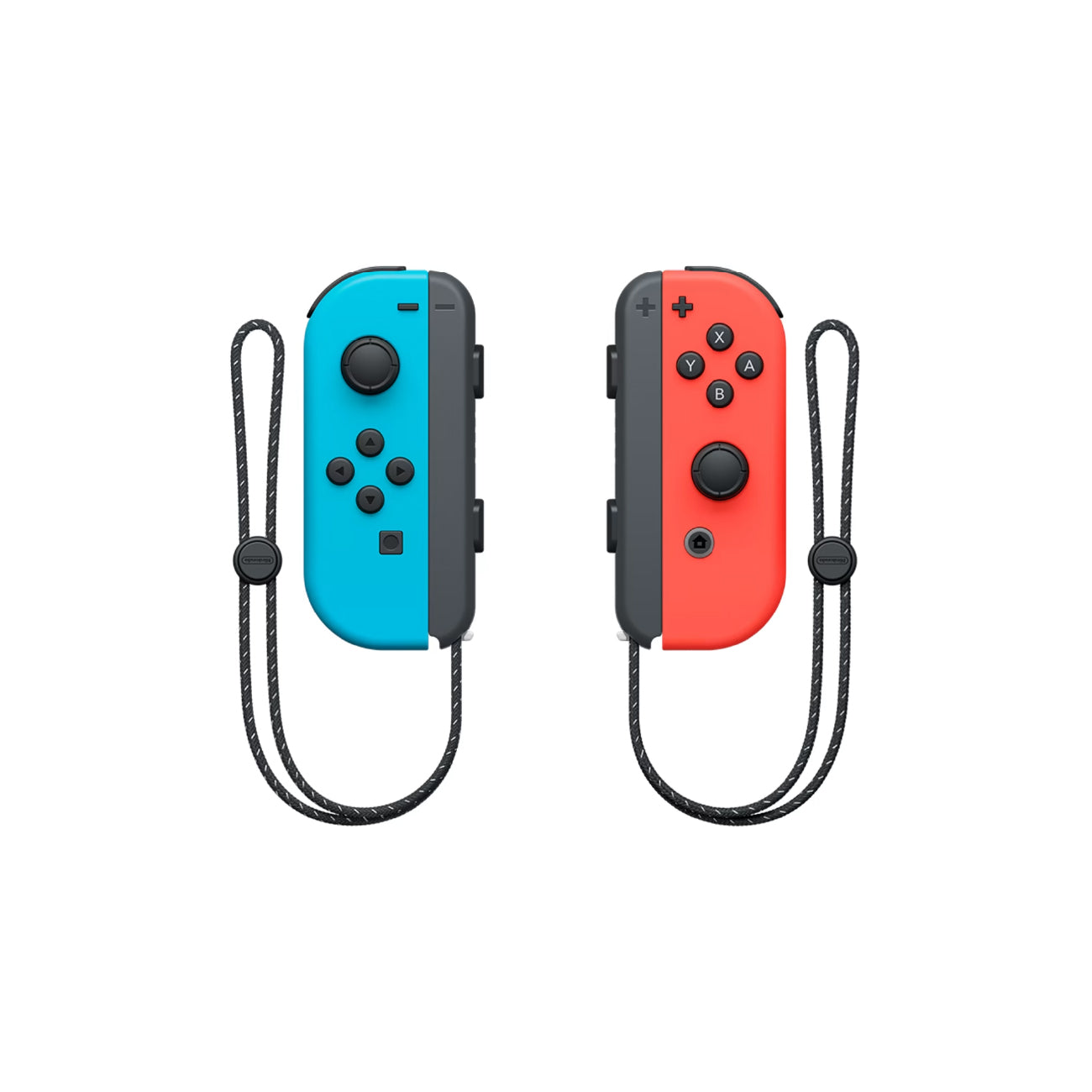 Nintendo Switch Oled with Neon Blue & Neon Red Joy-Con