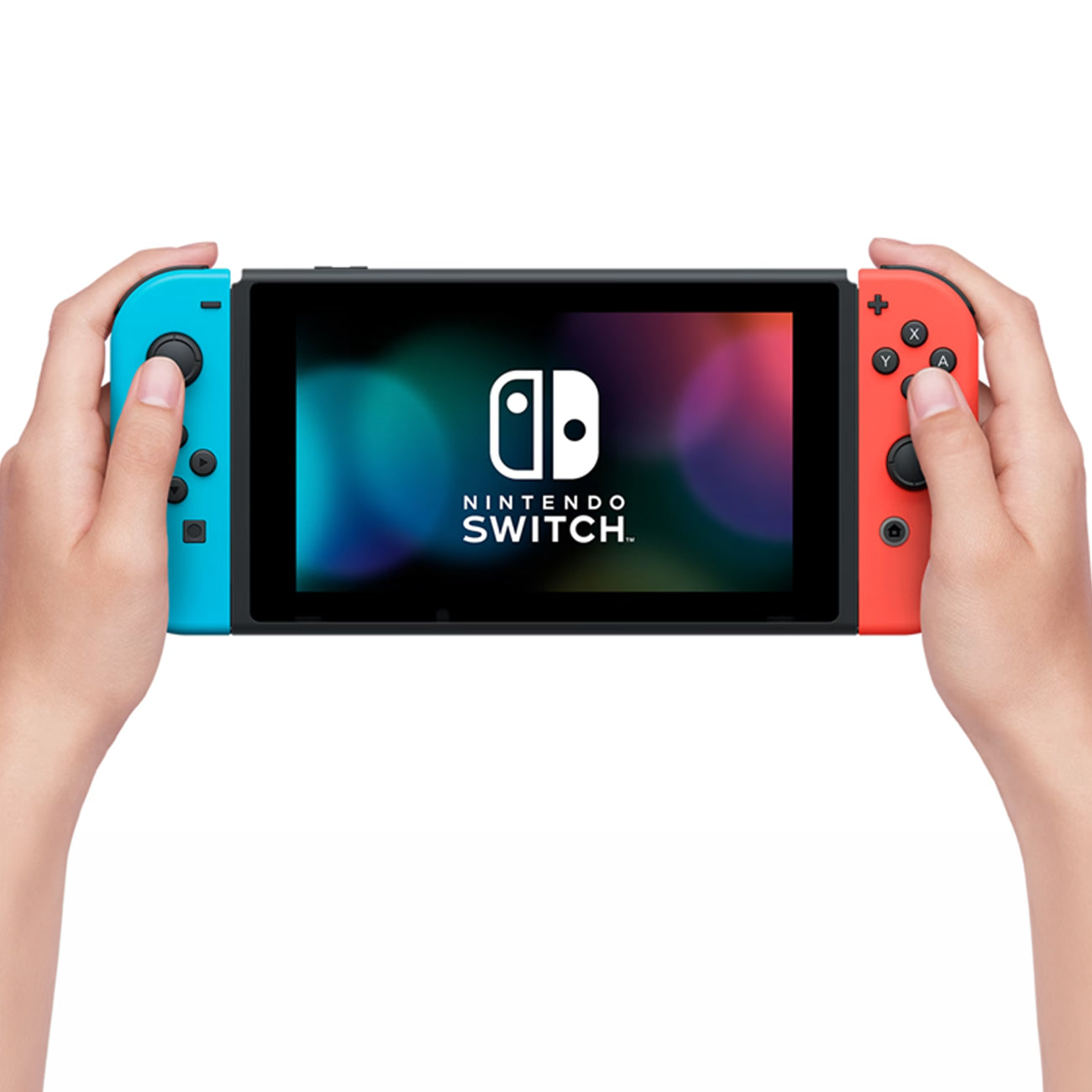 Nintendo Switch with Neon Blue & Neon Red Joy-Con