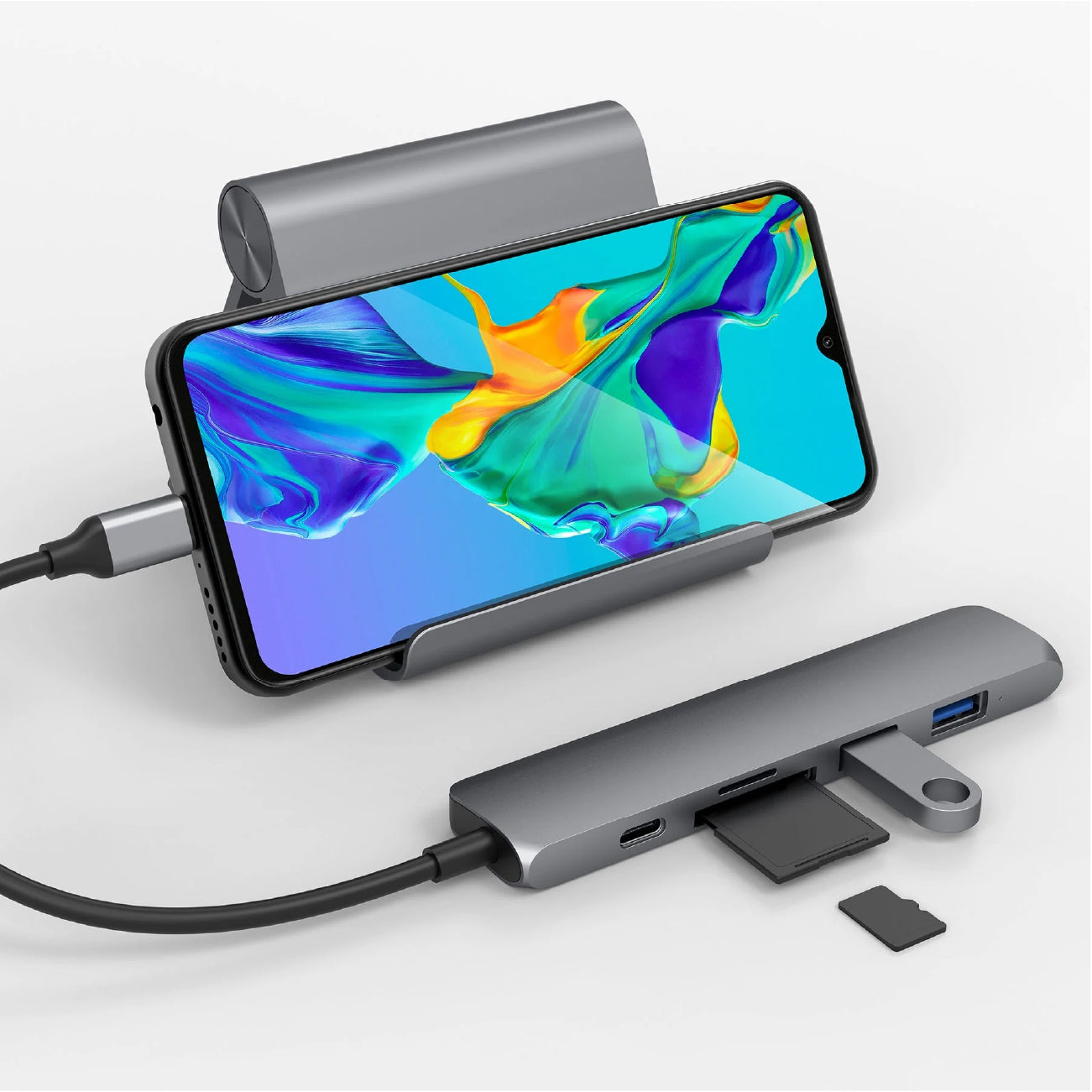 HyperDrive BAR 6-in-1 USB-C Hub Gray