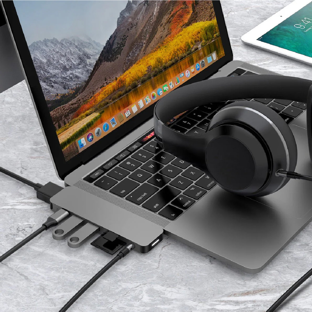 HyperDrive Solo 7-in-1 Hub for MacBook PC & USB-C Devices Space Gray