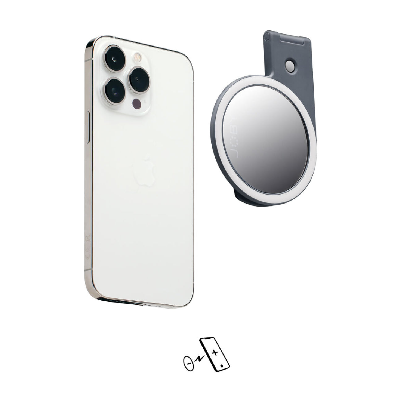 Joby Beamo Ring Light MagSafe Gray