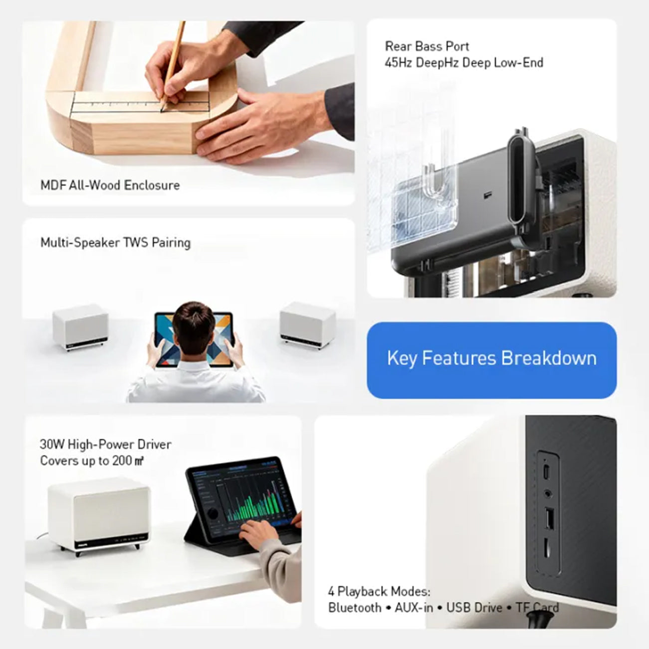Philips TAS6500 Wireless Desktop Speaker