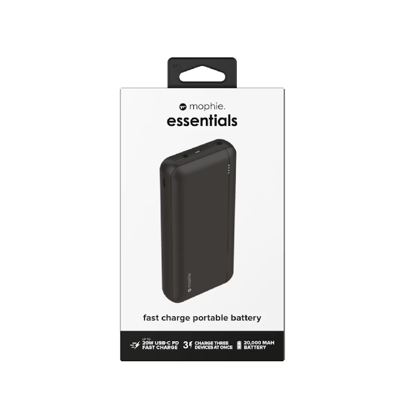 Mophie Essential PoweStation 10000mah PD 20W Black