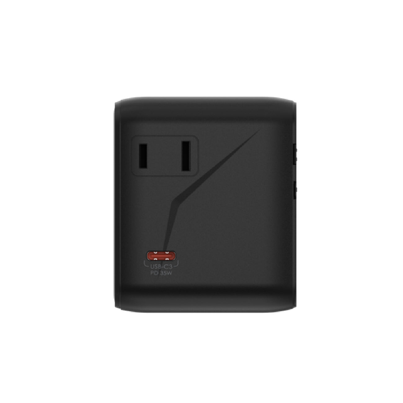 Mophie Universal Travel Adapter GAN PD 35W Black