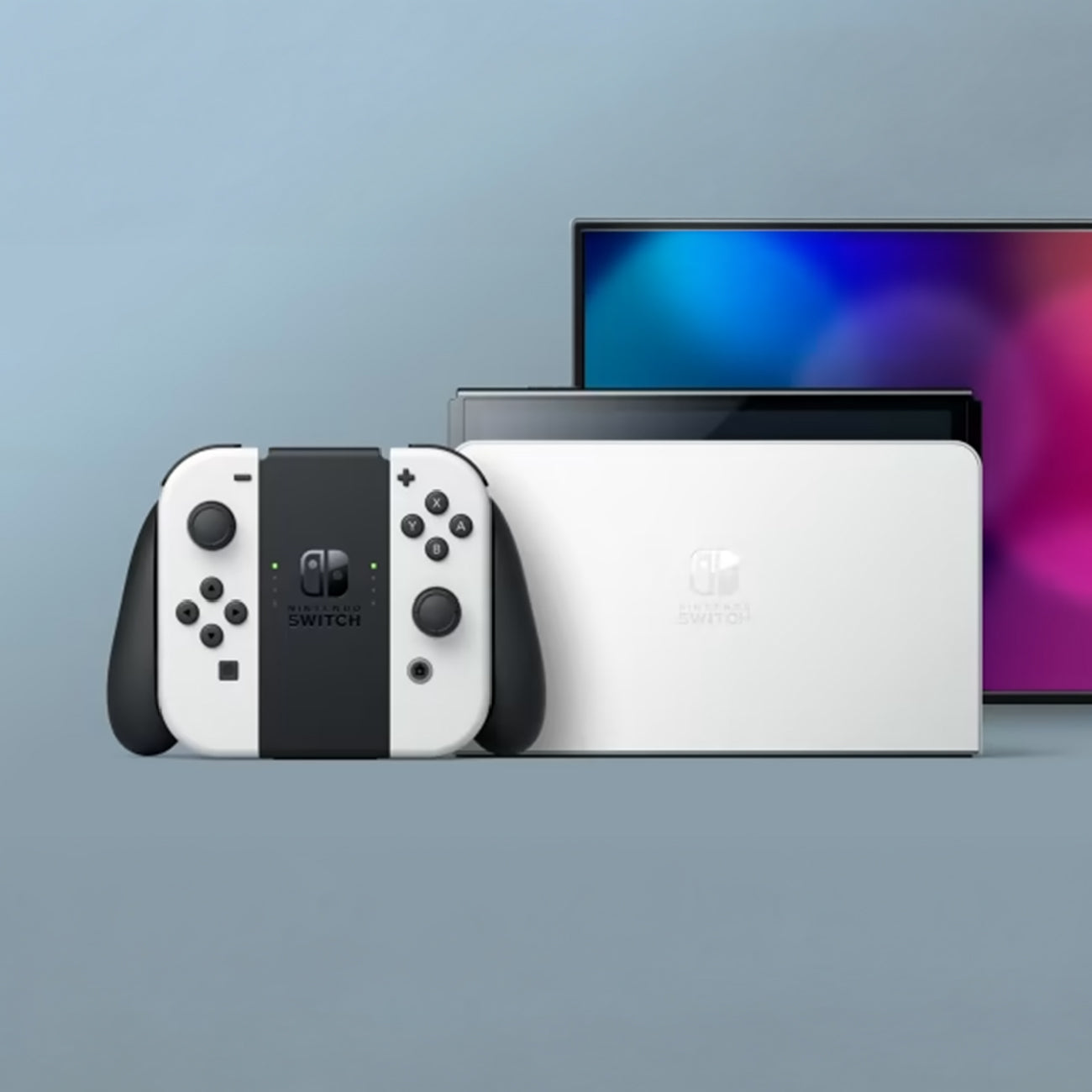 Nintendo Switch Oled with White Joy-Con